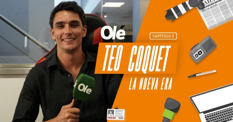 Teo Coquet con Olé: del modelaje y la pizarra de Scaloni a la media que podría ser de Messi