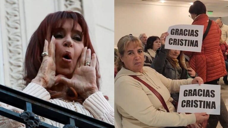 El mensaje de Cristina Kirchner en un encuentro de jubilados del PJ: «Organización y amor»