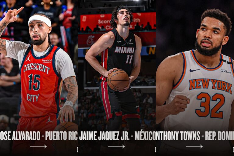 Una a una, todas las estrellas latinas de la NBA que formarán parte de la temporada 2025-26