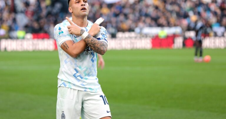 Video: el imponente golazo de Lautaro Martínez para el 1-0 del Inter frente al Udinese