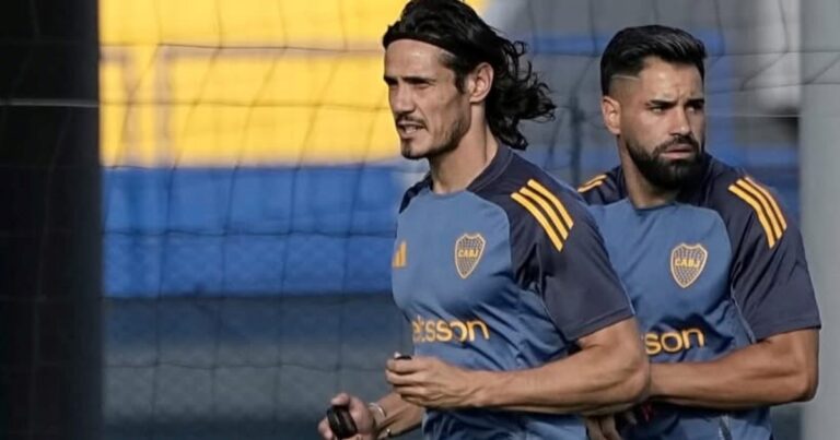 Cavani y Giménez, un pasito adelante en Boca Predio y alguno llega al partido?