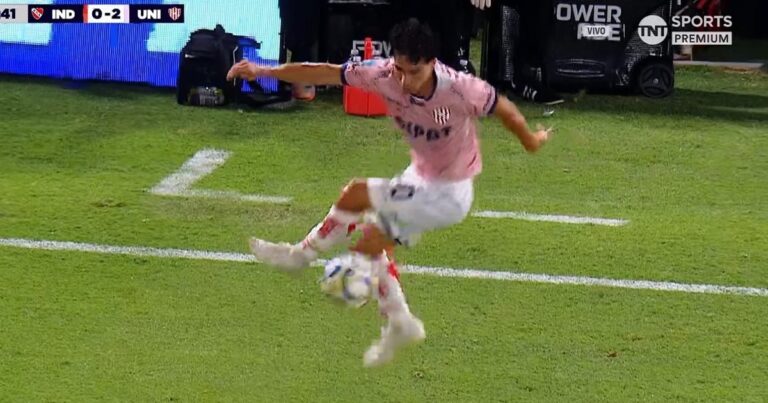 El gesto técnico de Palacios de Unión que desató la calentura de Independiente